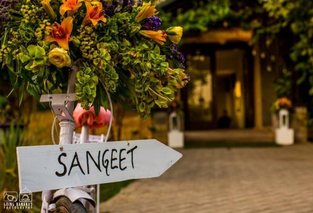 Wedding Sangeet Aahana Resort 