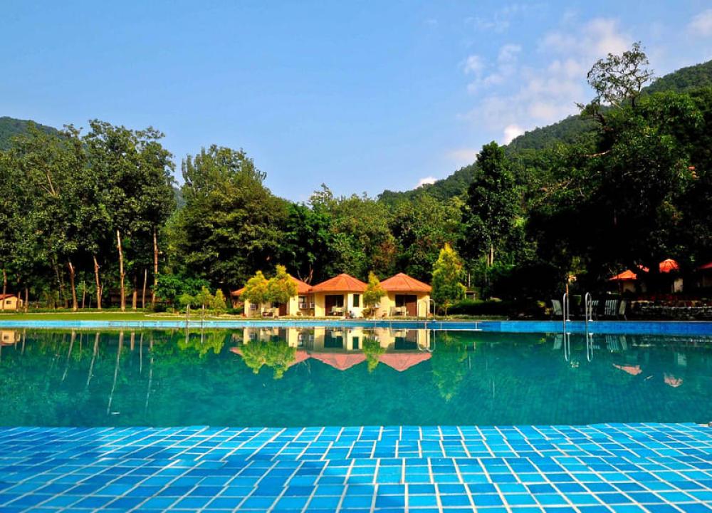 best resorts in jim corbett near river