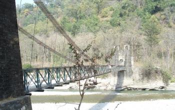 Suspension bridge Jim Corbett