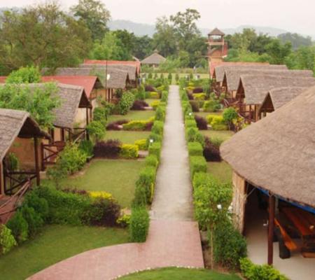 Deluxe Hut Garden Facing 